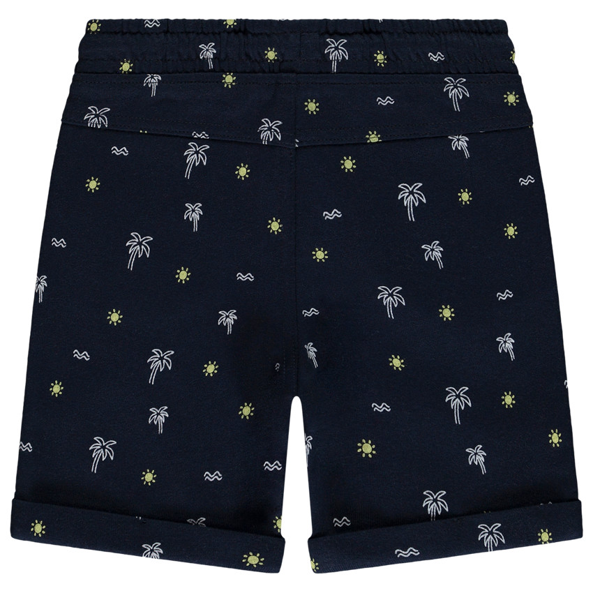 Bermuda molleton imprimé palmiers pour bébé garçon 