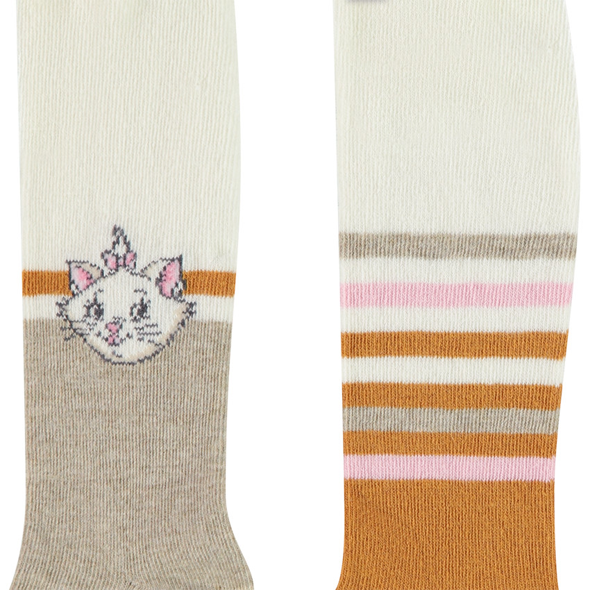 Lot de 2 paires de collants épais Marie des Aristochats Disney pour bébé fille 