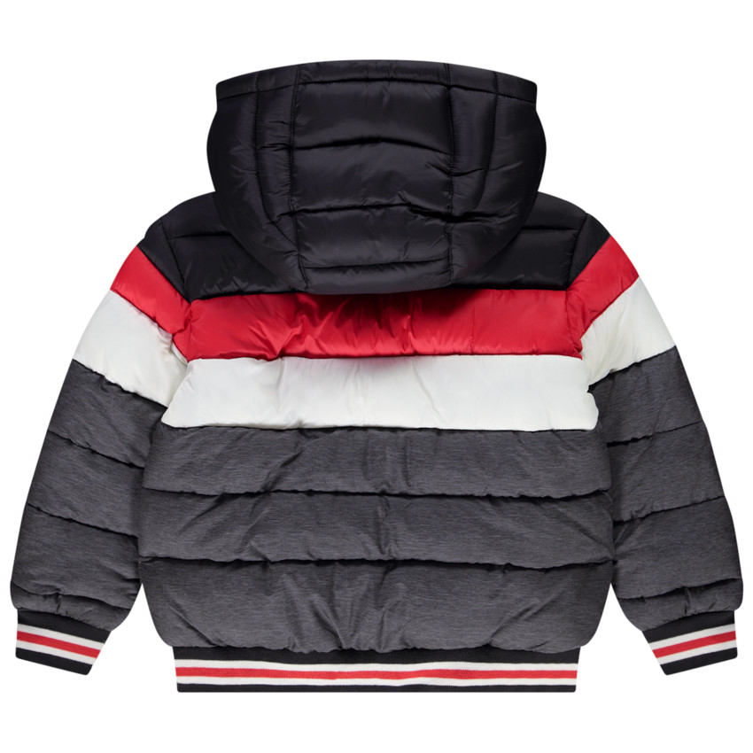 Doudoune matelassée en polyester effet color block pour garçon 