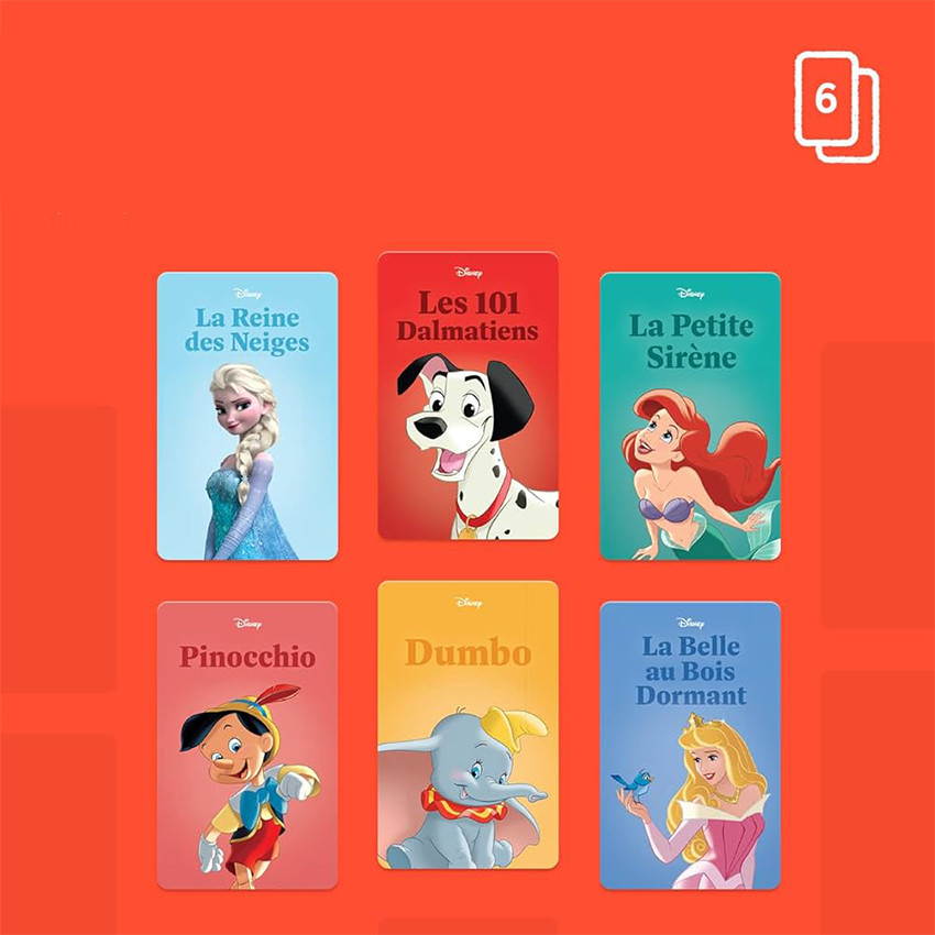 Pack de 6 cartes à écouter "Les Classiques Disney - Volume 1" 