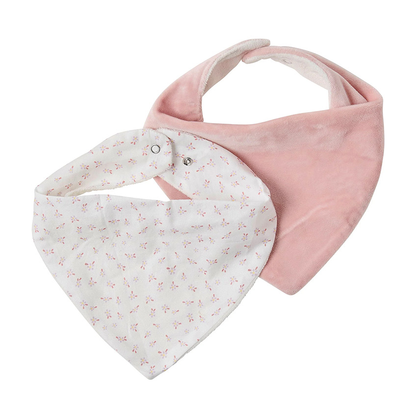 Lot de 2 bavoirs bandanas Alice & Pomme 