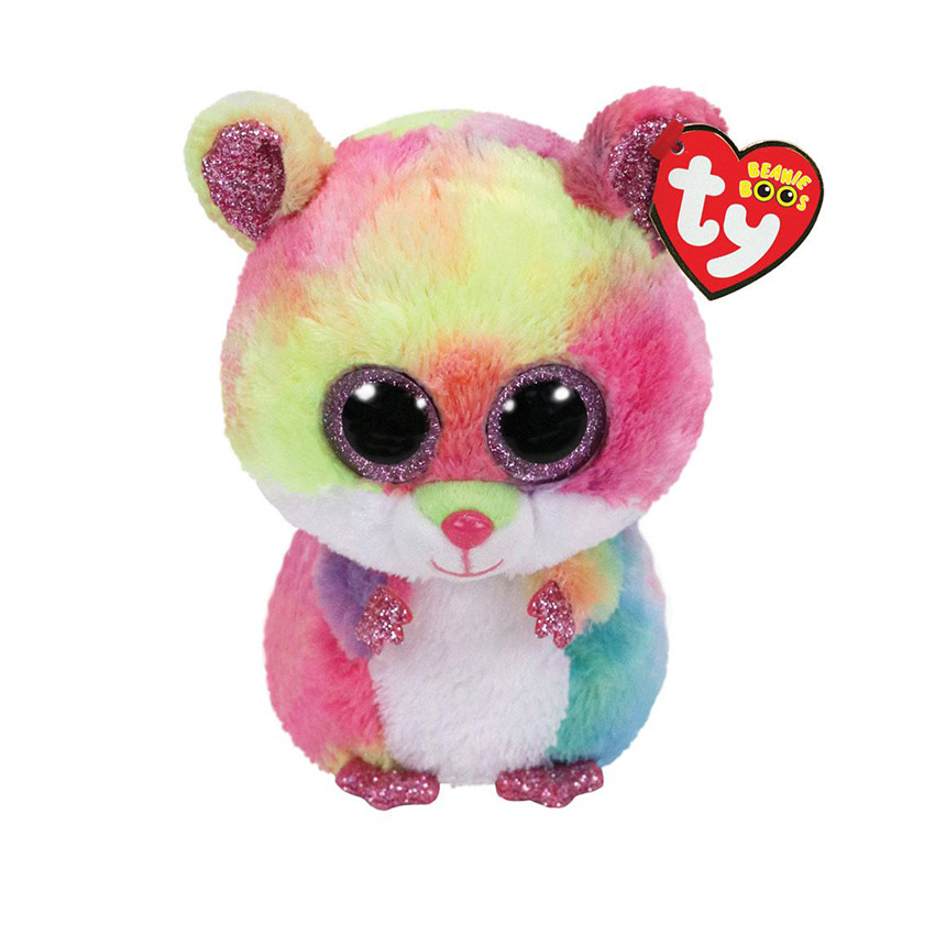 Peluche petite Beanie Boo's - Rodney le Hamster Main Peluche petite Beanie Boo's - Rodney le Hamster