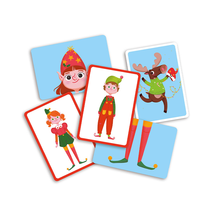 Jeu de cartes Lutins de Noël 