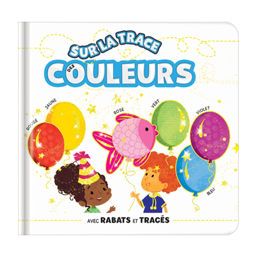 Livre d'éveil Sur la trace des couleurs 