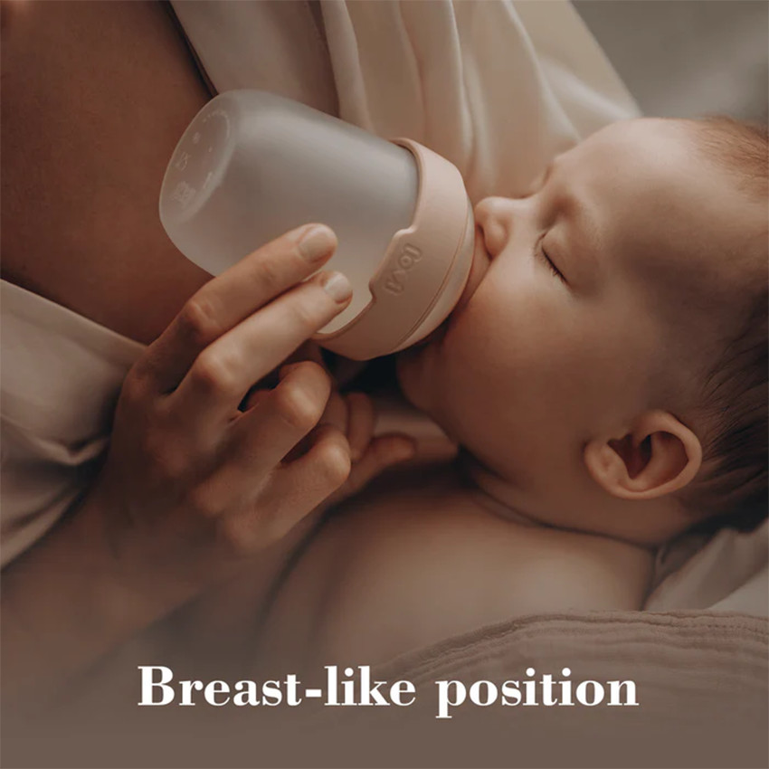 Biberon Mammafeel 150ml - Nude (Difrax) - Image 6