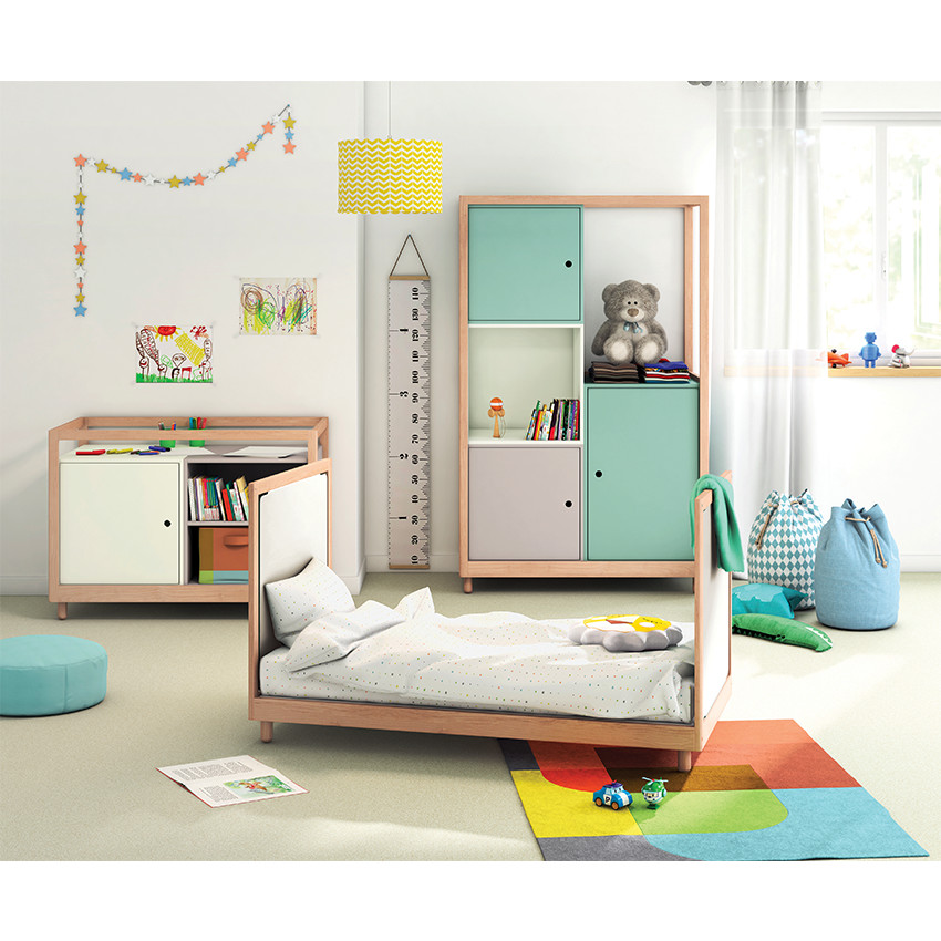 Petit caisson avec porte My Story - Gris 