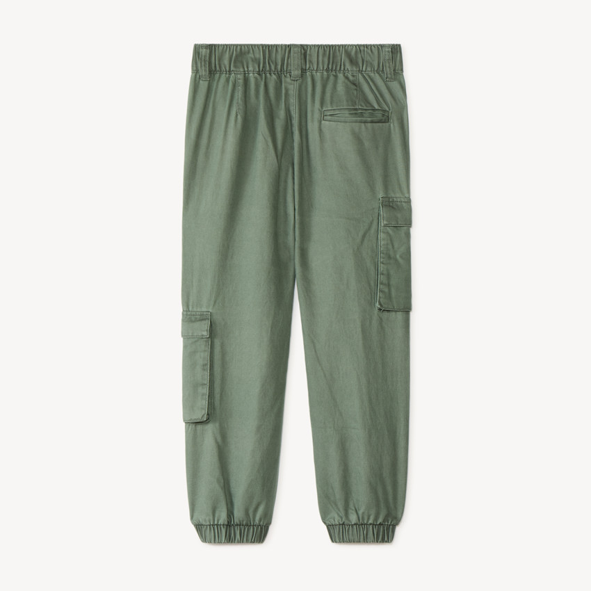 Pantalon jogger cargo garçon uni 