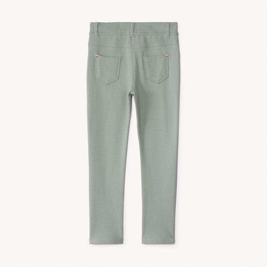 Pantalon skinny en molleton uni pour fille 