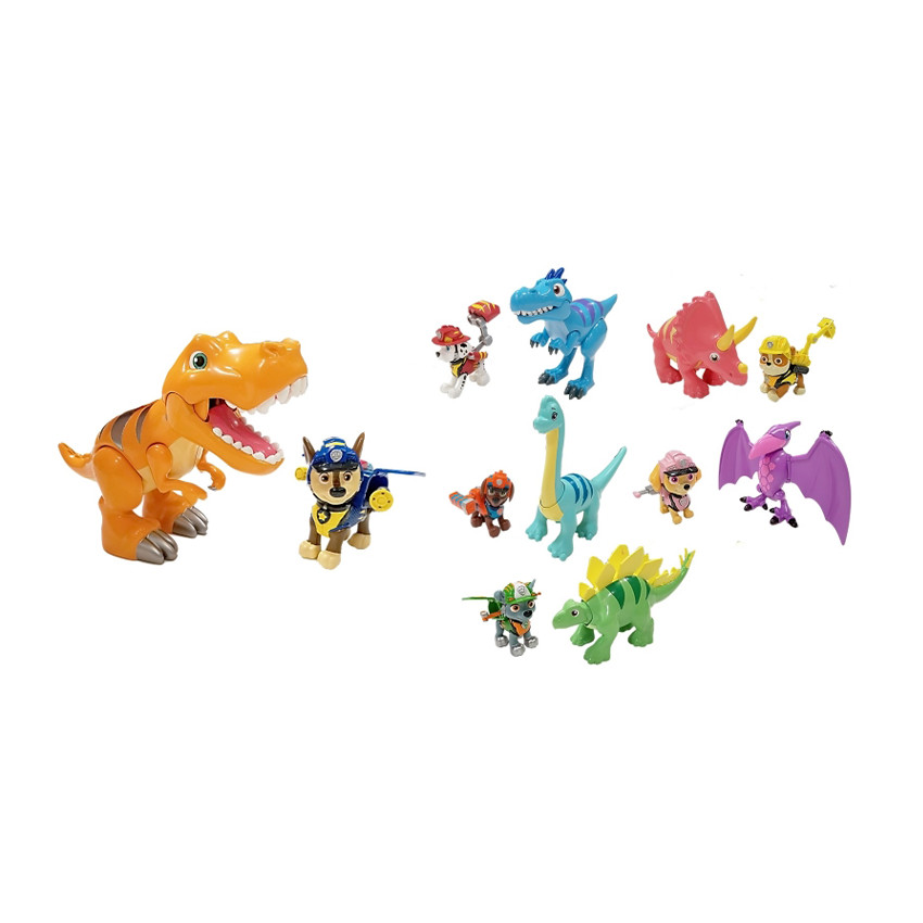 Pack de 2 figurines Dino Rescue Pat'Patrouille (modèle aléatoire) 