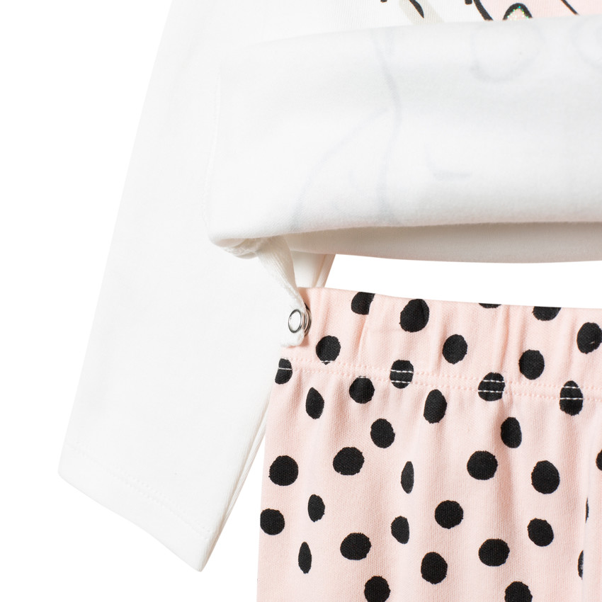 Pyjama motif Marie des Aristochats Disney et pois 