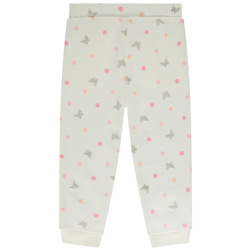 Jogging molleton imprimé fantaisie pour bébé fille 