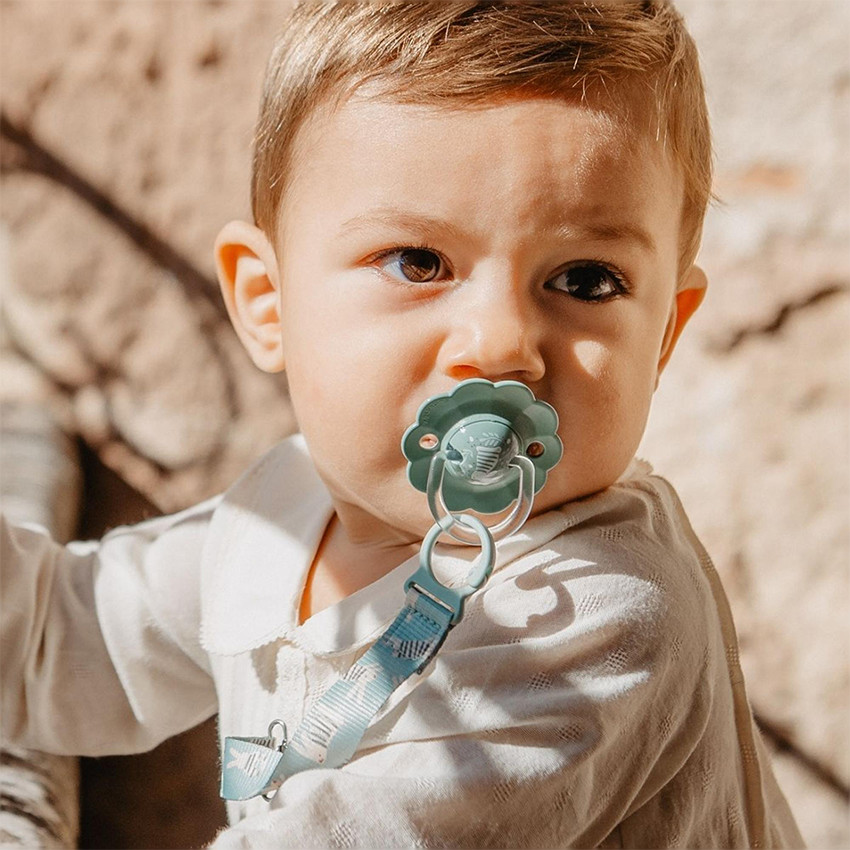 Tétine physiologique en silicone SX PRO Wonder 0-6M Beige intense 