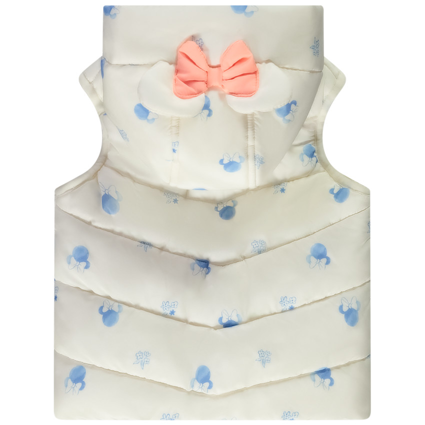Doudoune ludique sans manches Minnie Disney pour bébé fille 