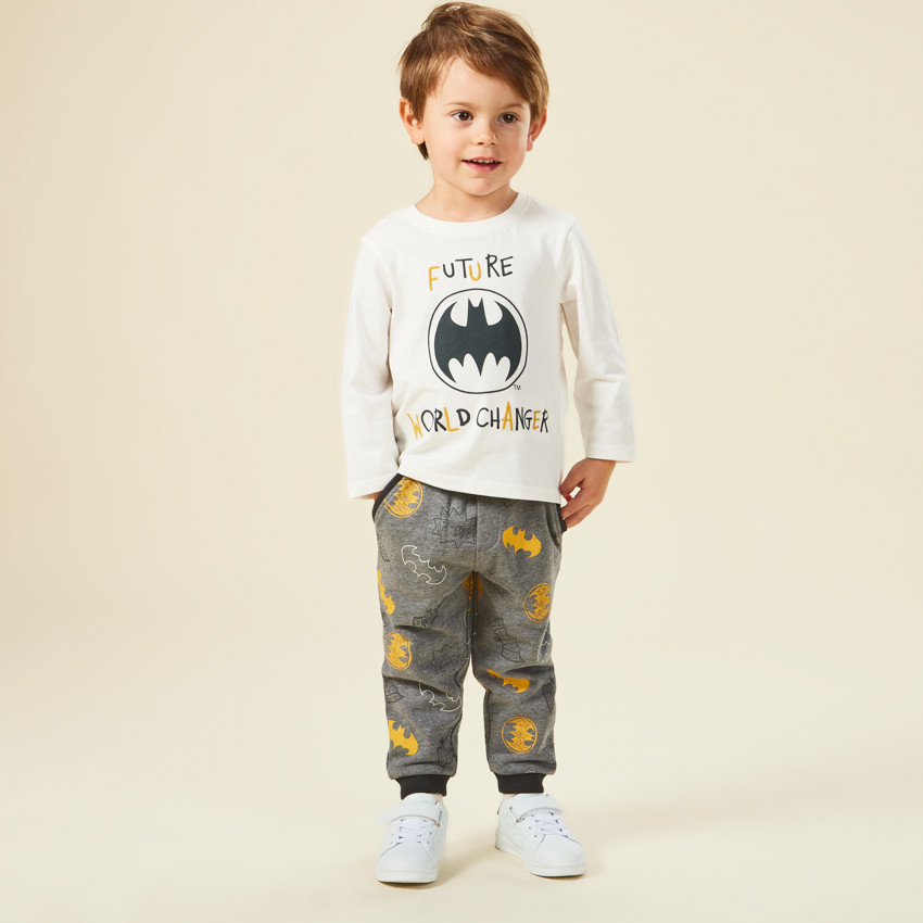 T-shirt manches longues Batman Warner pour bébé garçon 