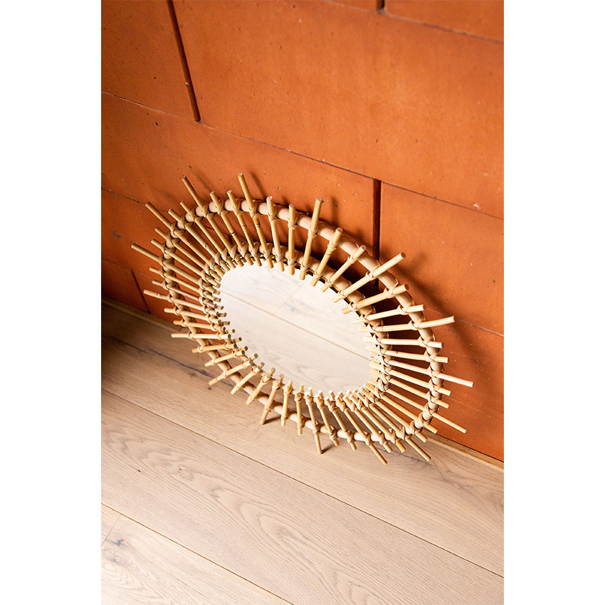 Miroir en Rotin Fondi - 60cm 