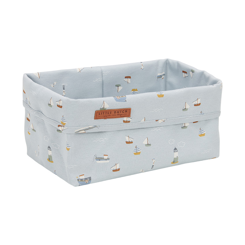 Grand panier de rangement Sailors Bay blue 