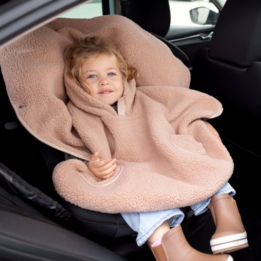 Poncho de voyage - Teddy+Pady jersey - Natural - 9/36 m 