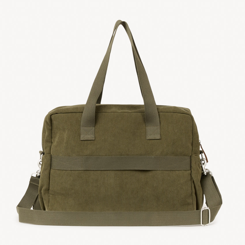 Sac à langer avec poches et bandoulière réglable amovible 