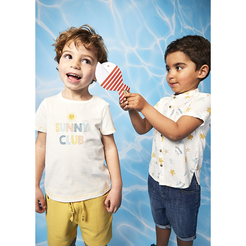 Ensemble 2 pièces avec print fantaisie pour bébé garçon 