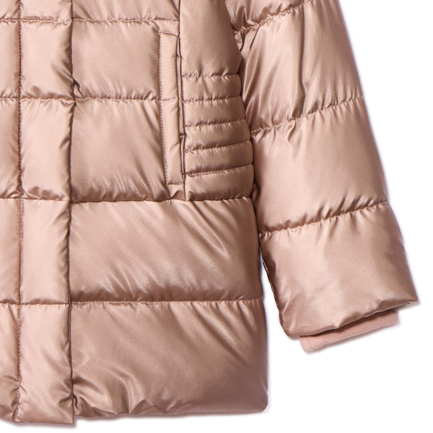 Doudoune Grand Froid à fausse fourrure amovible pour fille 