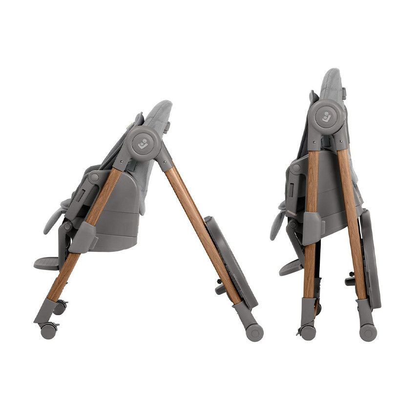 Chaise haute réglable et évolutive Minla Plus elegance graphite 