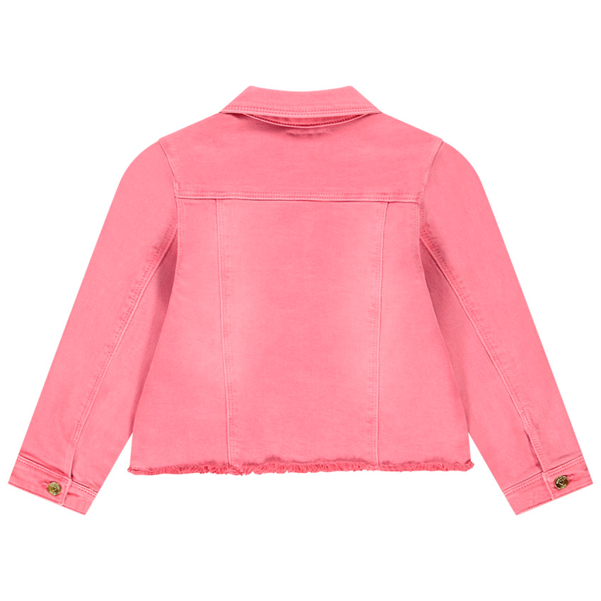 Veste en jean à volant pour enfant fille 