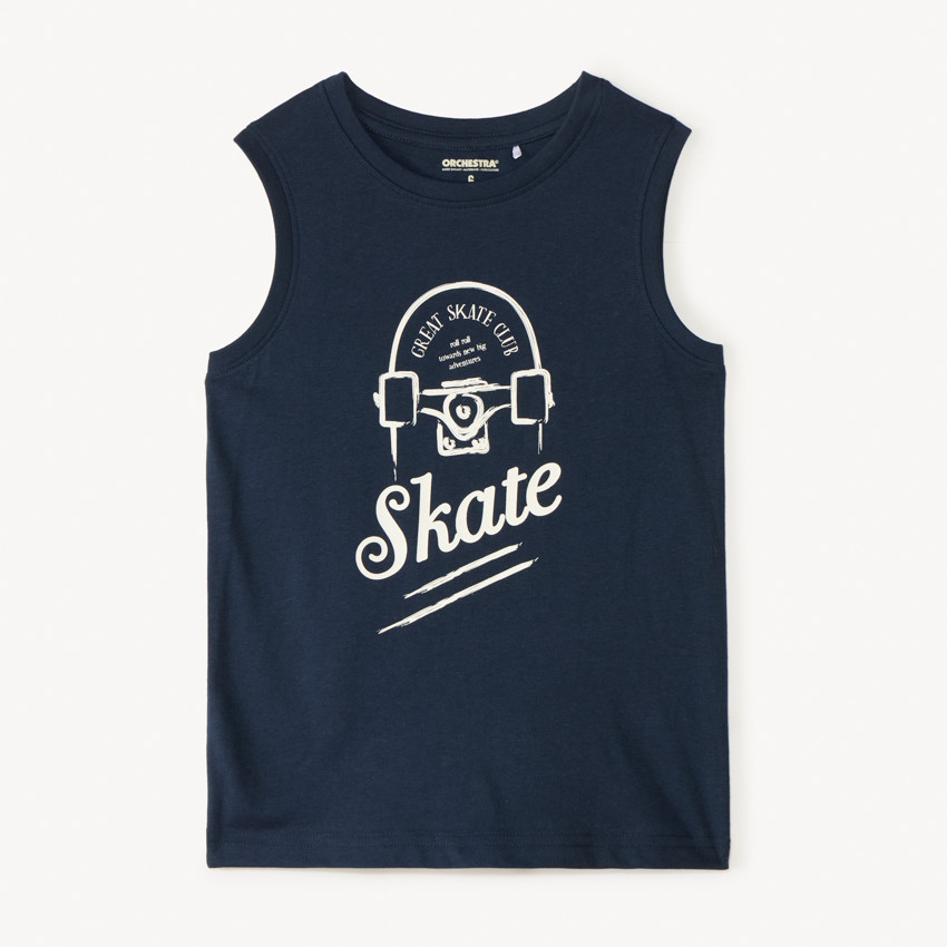 Débardeur en jersey print fantaisie pour garçon 