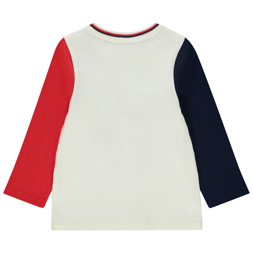 T-shirt manches longues fantaisie effet colorblock pour bébé garçon  