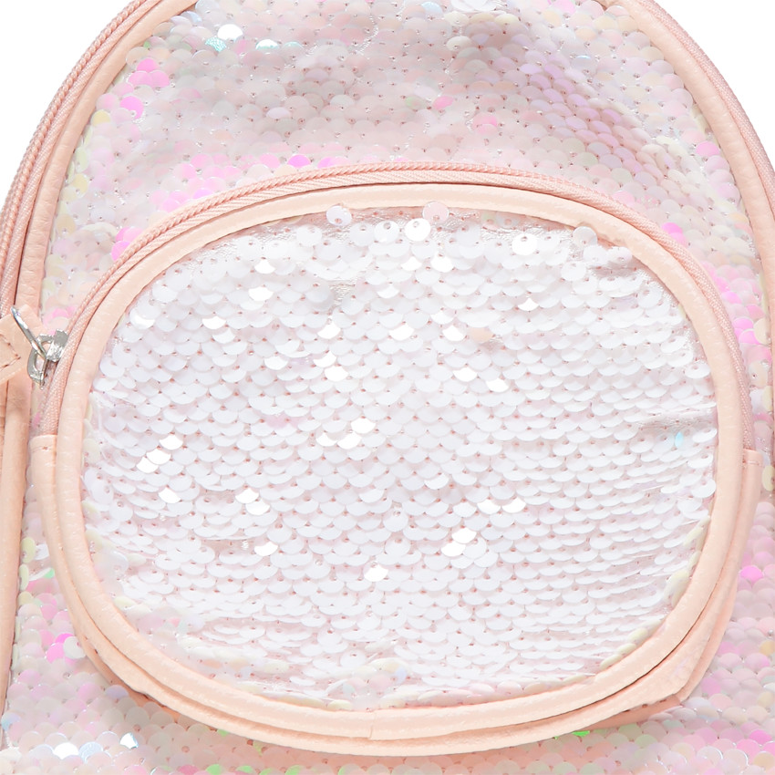 Sac à dos en sequins iridescents licorne 