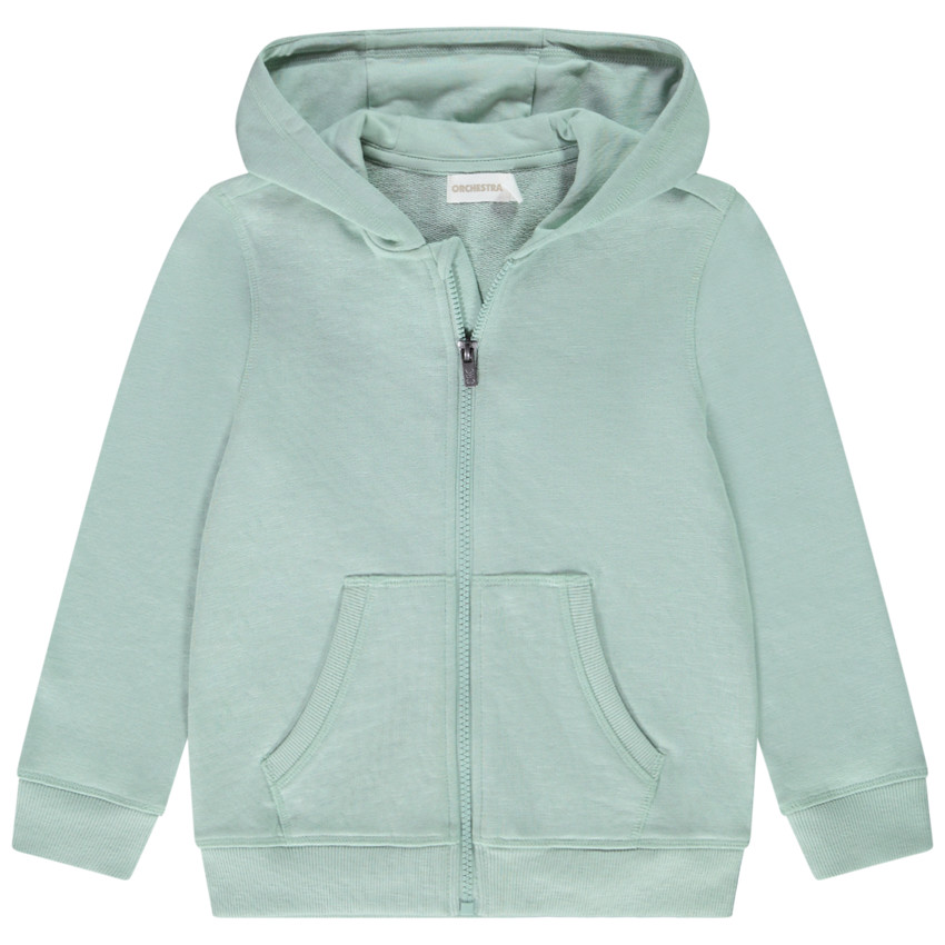 Gilet à capuche molletonné avec poche kangourou pour garçon 