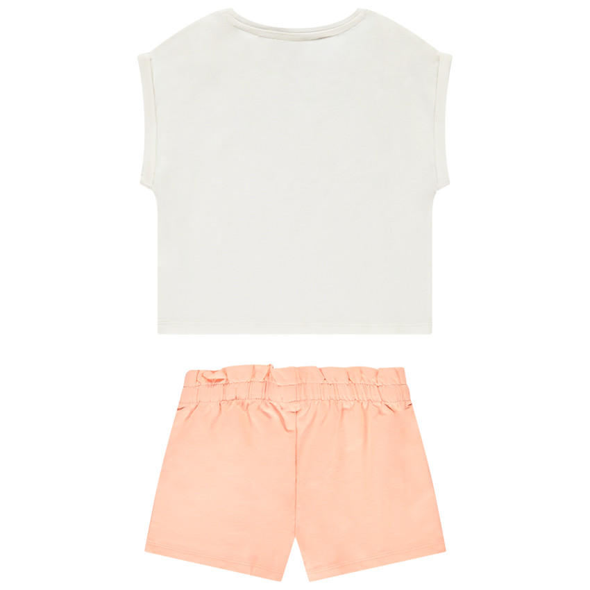 Ensemble 2 pièces avec Hibiscus à strass pour fille 