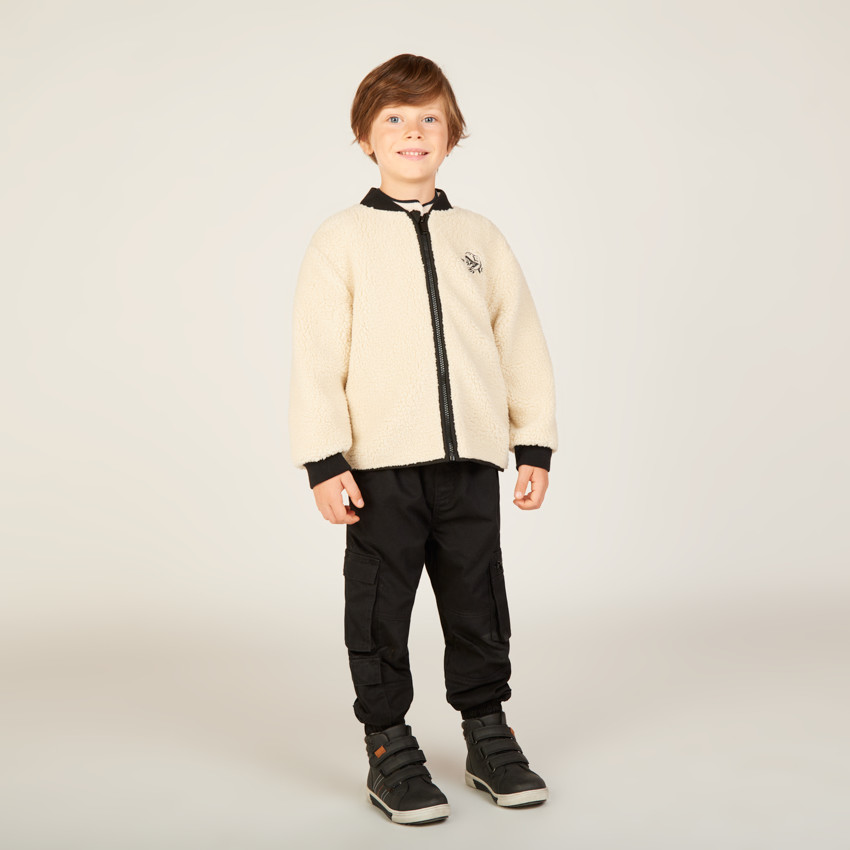 Parka 2 en 1 avec gilet en sherpa pour garçon 