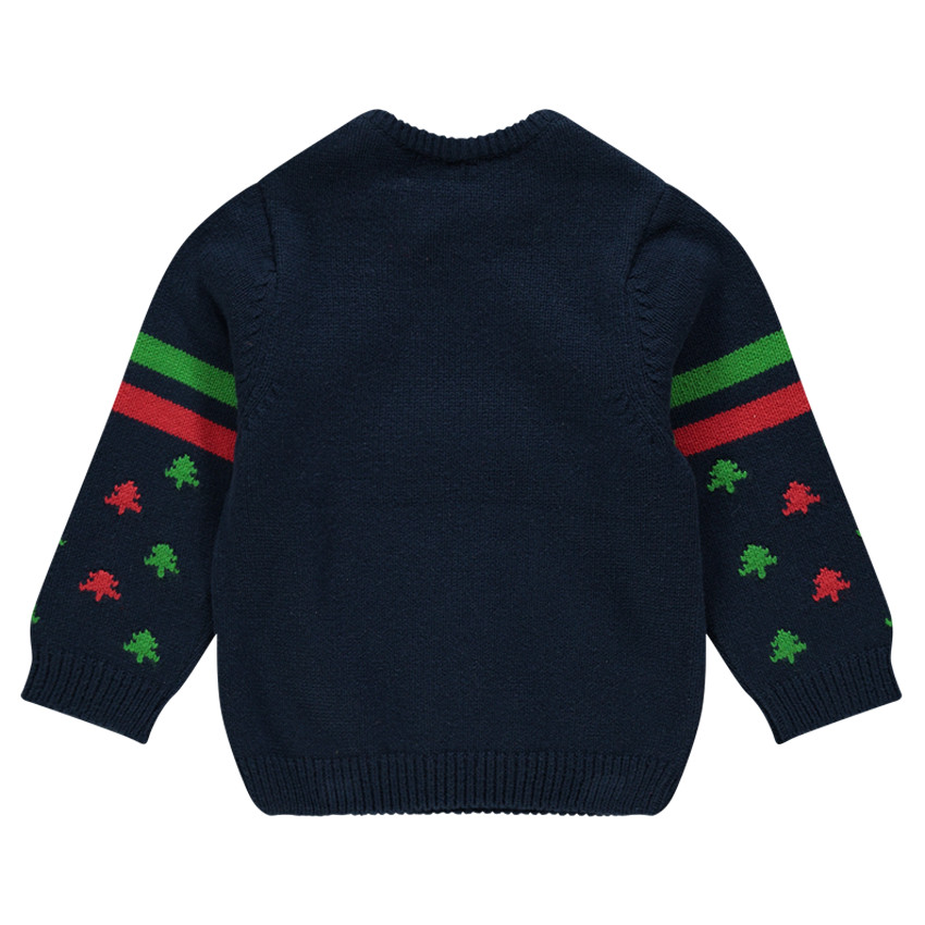Pull de Noël en tricot avec motif Elan  