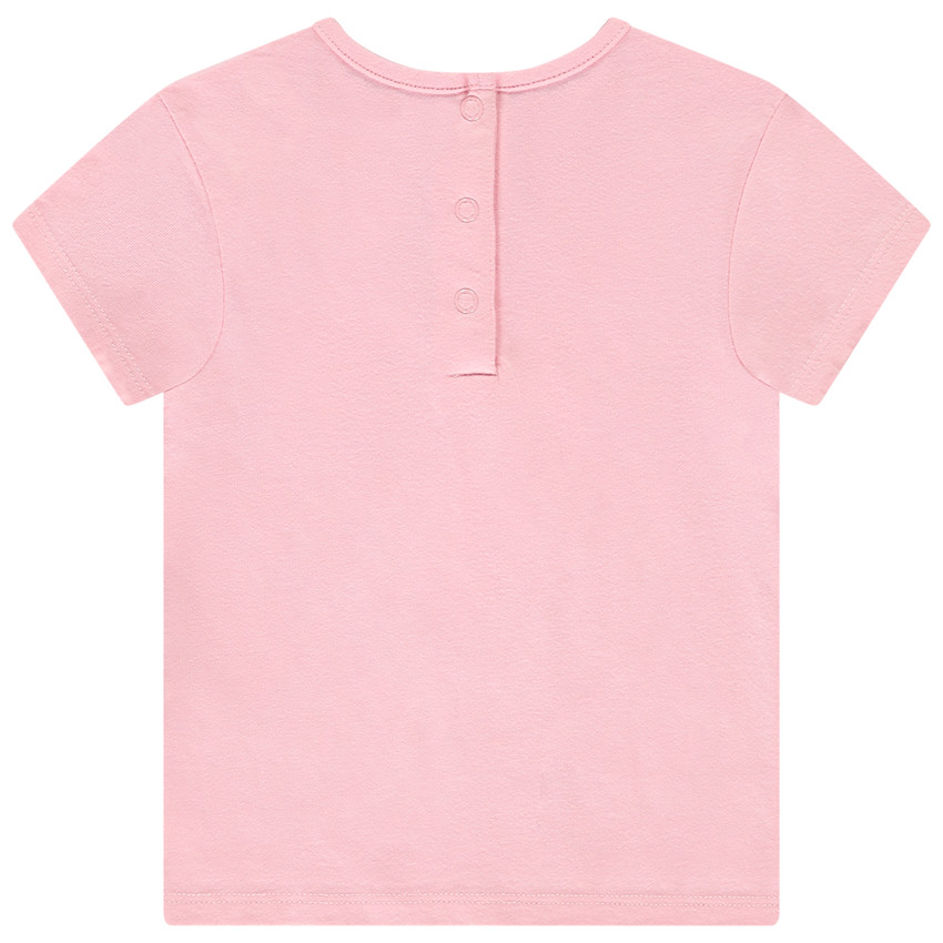 T-shirt manches courtes print Barbie pailleté pour bébé fille 