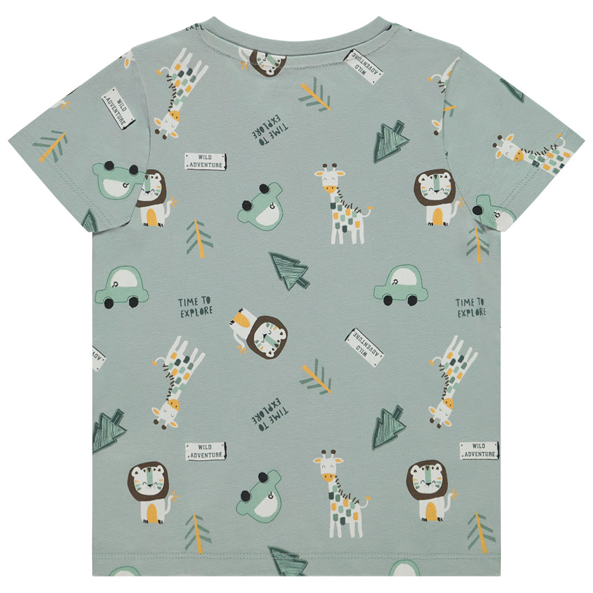 T-shirt manches courtes imprimé fantaisie pour bébé garçon  