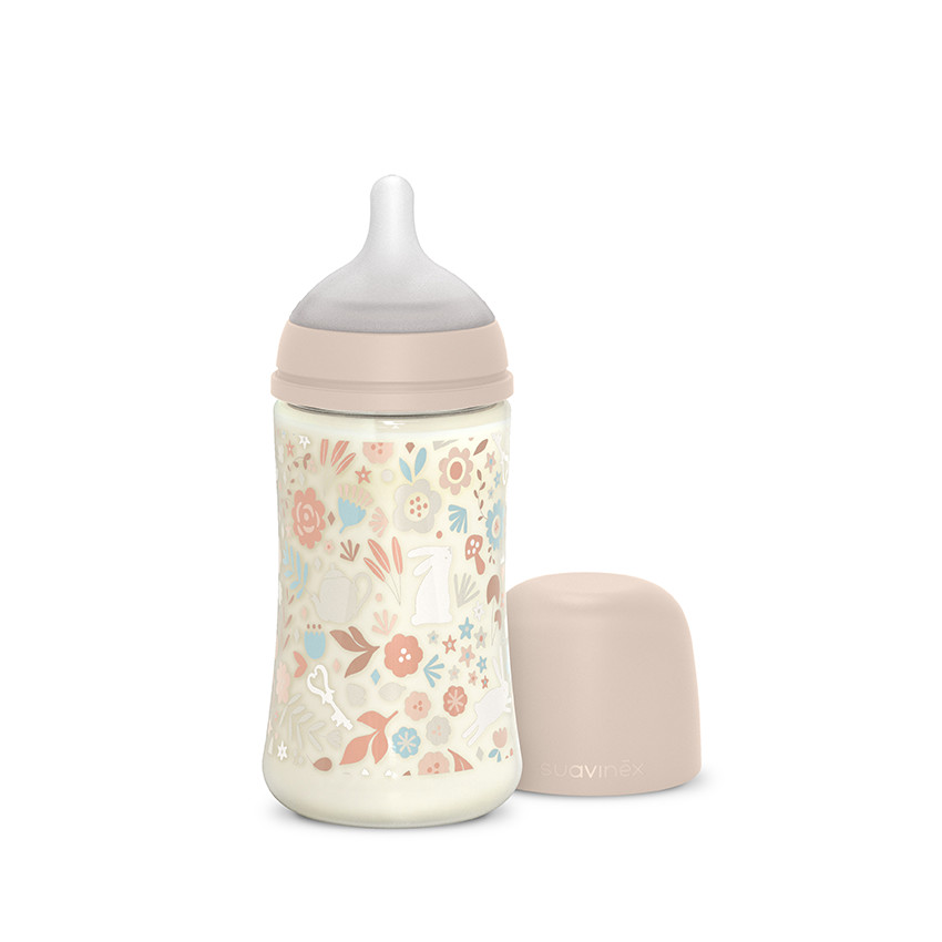 Biberon avec tétine symétrique SX Pro M 270ml Wonderland rose 
