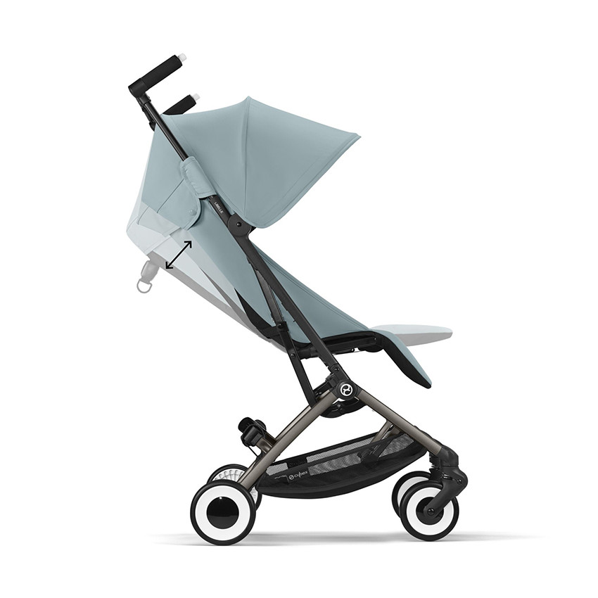 Poussette ultra-compacte Libelle 2024 taupe/stormy blue 