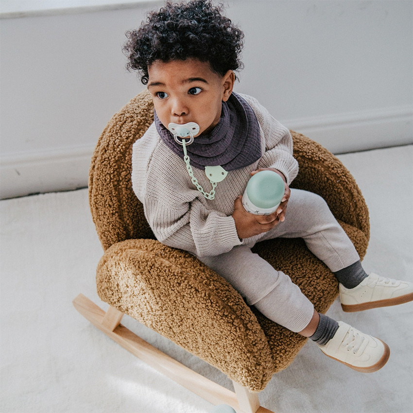 Attache-sucette chaine Birdies vert 