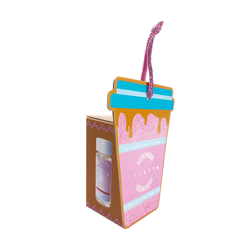 Mini gel douche Coffee Latte Santa fleur d'oranger 