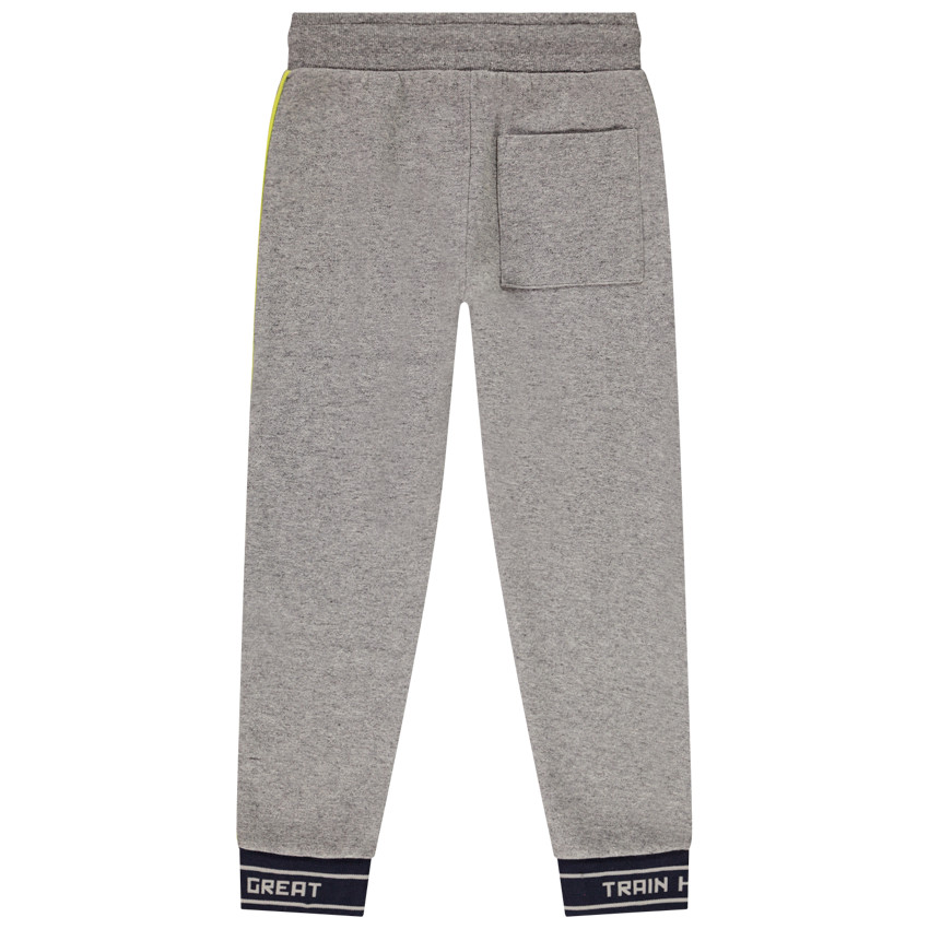 Pantalon de jogging avec bande contrastée pour garçon 