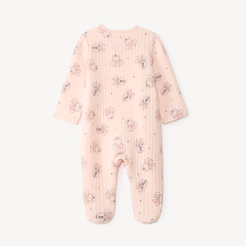 Dors-bien matelassé doublé bébé fille motif Minnie Disney 