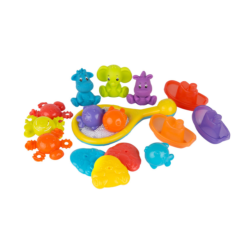 Coffret de bain avec épuisette 16 pièces 