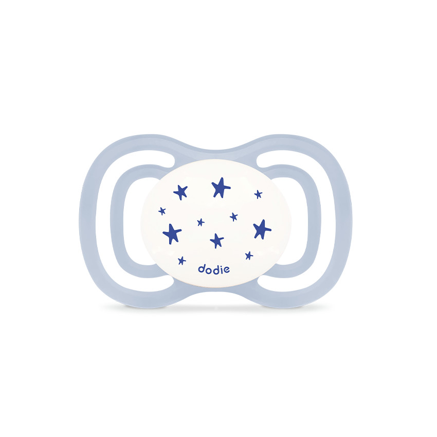 Lot de 2 sucettes en silicone anatomique extra fine jour et nuit 0-6M (modèle aléatoire) 