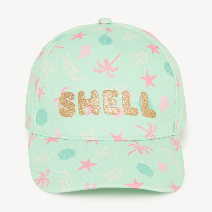Casquette fantaisie motif plage pour fille  