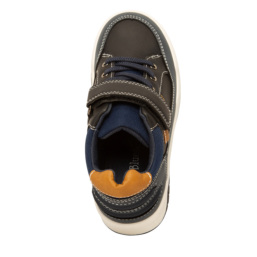 Baskets de sport basses avec lacets élastiques pour garçon 