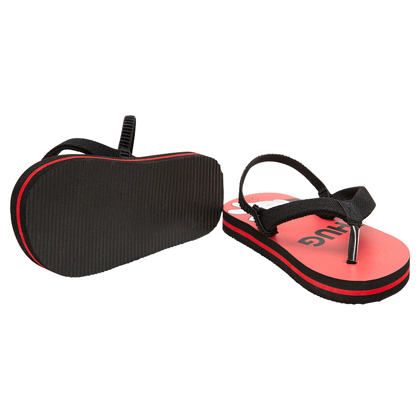 Tongs bicolores avec main de Mickey Disney printé et lanière élastiquée 