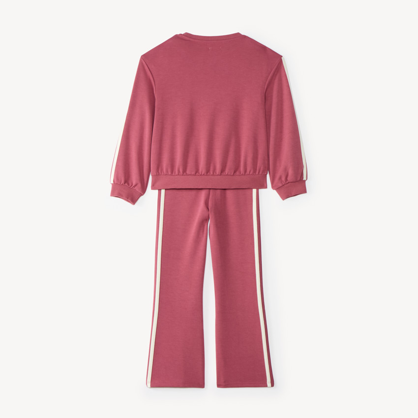 Ensemble de jogging fille print fantaisie pailleté 