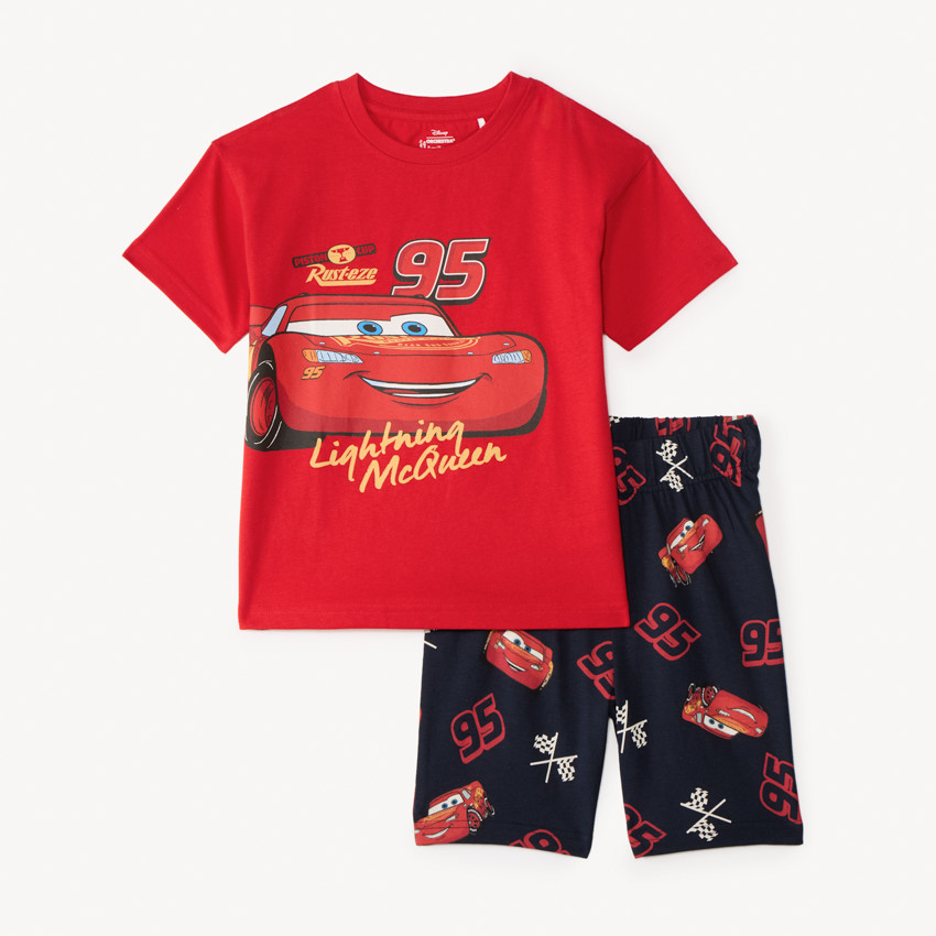 Set de pyjama 2 pièces t-shirt + short Flash McQueen Disney-Pixar pour garçon