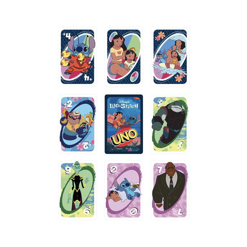 Jeu de cartes Uno Lilo & Stitch Disney 