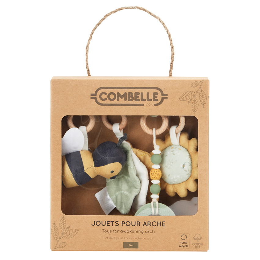 Set de 4 jouets pour arche Promenade Bucolique vert - Vert (Combelle) - Image 5